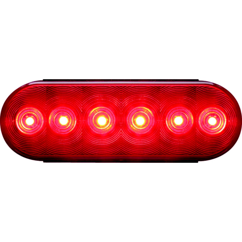 Optronics STL12RBP Fleet Count Waterproof LED Oval Stop & Turn Tail Light