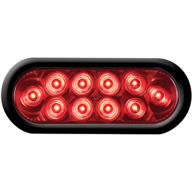 Optronics STL72RK Waterproof Stop & Turn LED Oval Tail Light Kit, Polycarbonate Lens & Housing