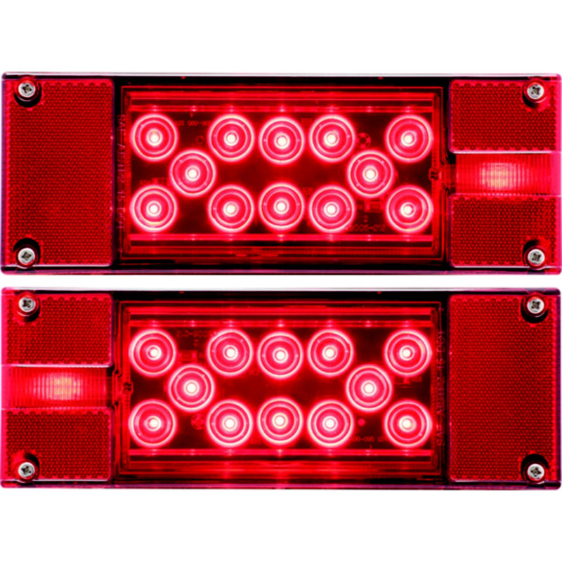 Optronics TLL160RK LED Waterproof Over 80" Trailer Light Set | Includes STL16RB STL17R & Mounting Hardware