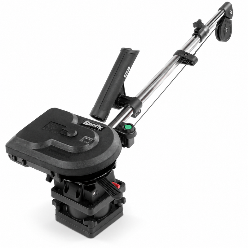 Scotty 1106B Depthpower 30"-60" Telescoping Electric Downrigger with Swivel Mount & Braided Line
