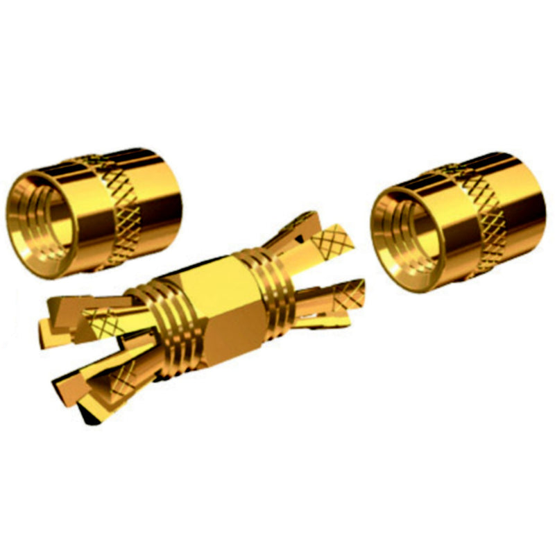 PL258 Gold Plated Solderless Double Female VHF Radio Connector