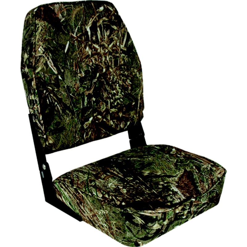 Springfield High Back Folding Seat, Mossy Oak Duck Blind