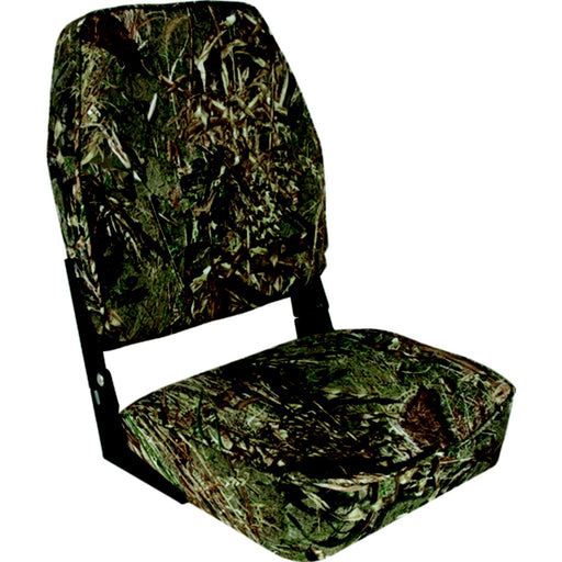 Springfield High Back Folding Seat, Mossy Oak Duck Blind