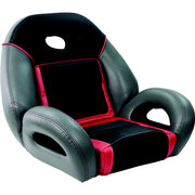 Springfield Marine 104094003 Pro Fishing Speed Seat, Charcoal/Med. Gray/Red