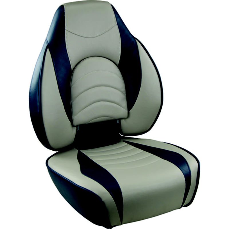Springfield 10416311 Fish Pro High Back Seat, Blue/Gray