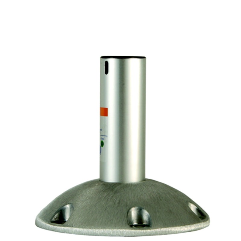 Springfield 2-3/8" Series Explorer Fixed Height Locking Pedestal, Satin Finish