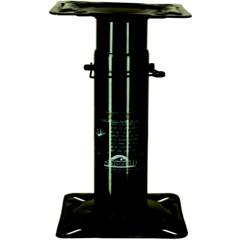 Springfield Economy Adjustable 12" to 18" Pedestal, E-Coat Finish
