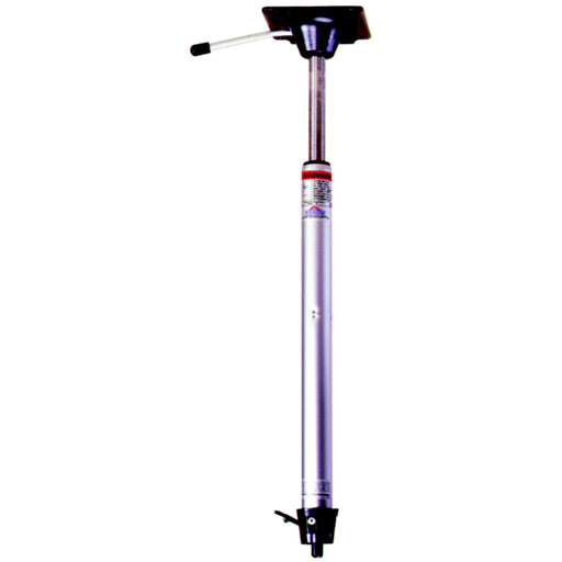 Springfield Taper-Lock 2-3/8" Power-Rise Stand-Up Pedestal 22.5" to 29.5", Brite Dip Finish