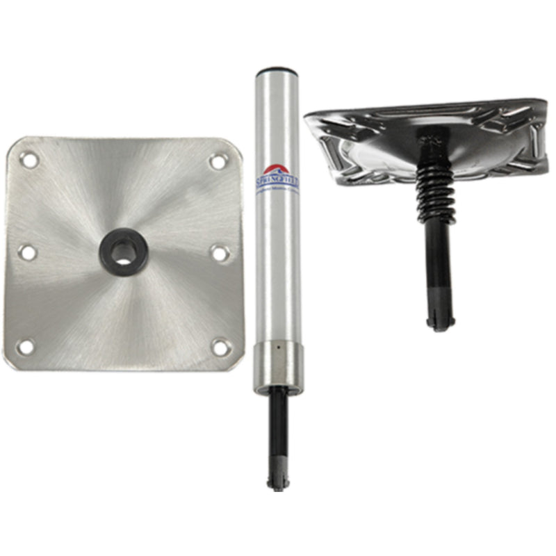 Springfield KingPin™ Removable Pedestal System Standard Hi-Lo 3-Piece Package, Satin Finish (Includes Post, Swivel and Base)