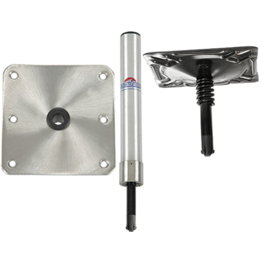 Springfield KingPin™ Removable Pedestal System Standard Hi-Lo 3-Piece Package, Satin Finish (Includes Post, Swivel and Base)