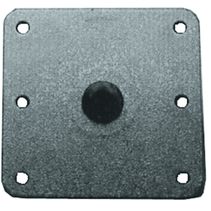 Springfield KingPin 7" x 7" Standard Square Base, Mild Steel With Kennedy Finish