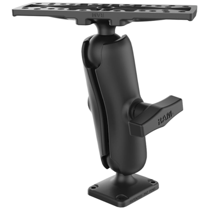 Ram Rap Ball Universal Mount With 6-1/4" x 2" Plate, 1-1/2" Ball