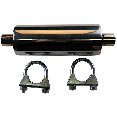 General Components Links - SS Exhaust Muffler 24MM | GC0804