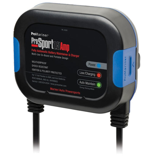 ProMariner Prosport 1.5 Amp Battery Maintainer & Charger