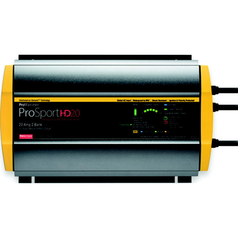 ProMariner 44028 Prosporthd Series Global Batttery Charger, 20 Amps, 2 Bank