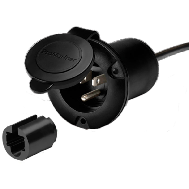 Pro Mariner 51300 AC Plug Holder+, Black
