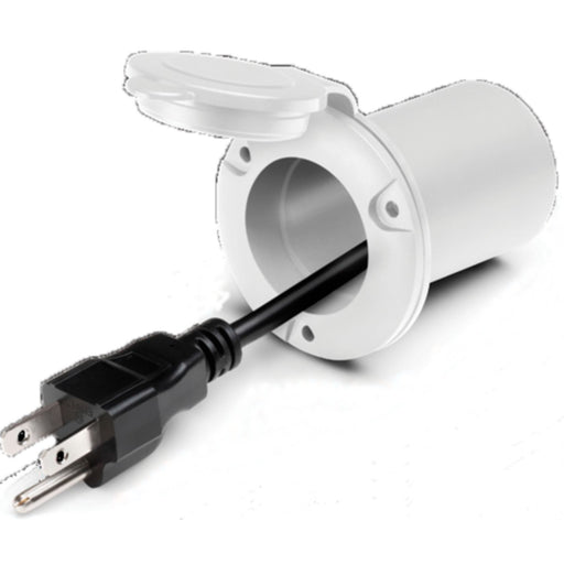 Pro Mariner 51310 AC Plug Holder+, White