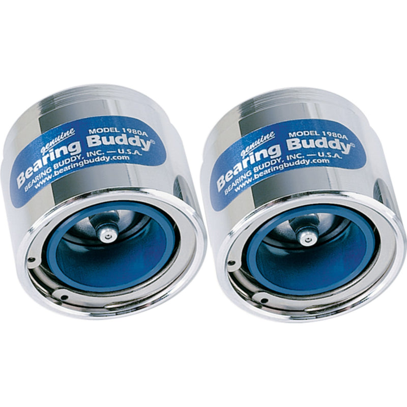 Bearing Buddy Chrome Trailer Wheel Bearing Protector | 2 Pack