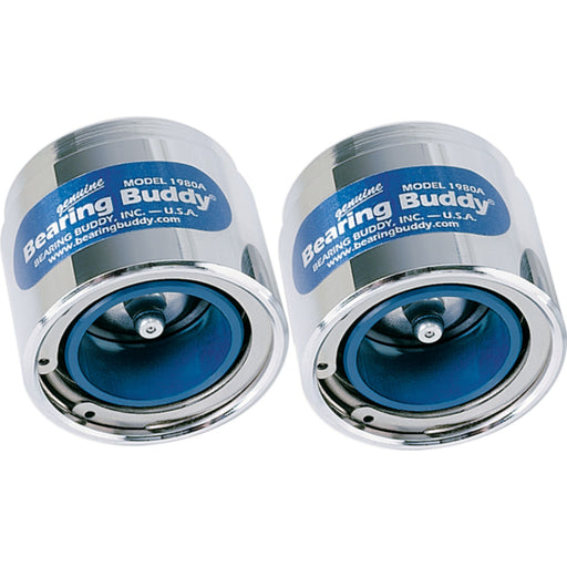 Bearing Buddy Chrome Trailer Wheel Bearing Protector | 2 Pack