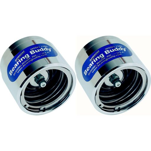 Bearing Buddy Chrome Trailer Wheel Bearing Protector | 2 Pack