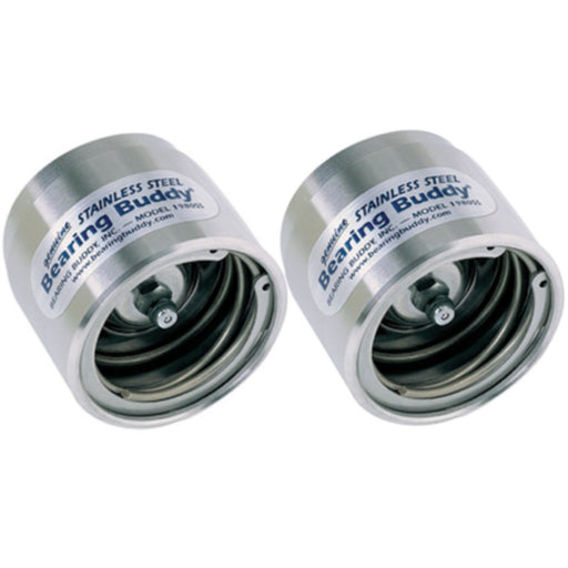 Bearing Buddy Stainless Steel Trailer Wheel Bearing Protector | 2 Pack