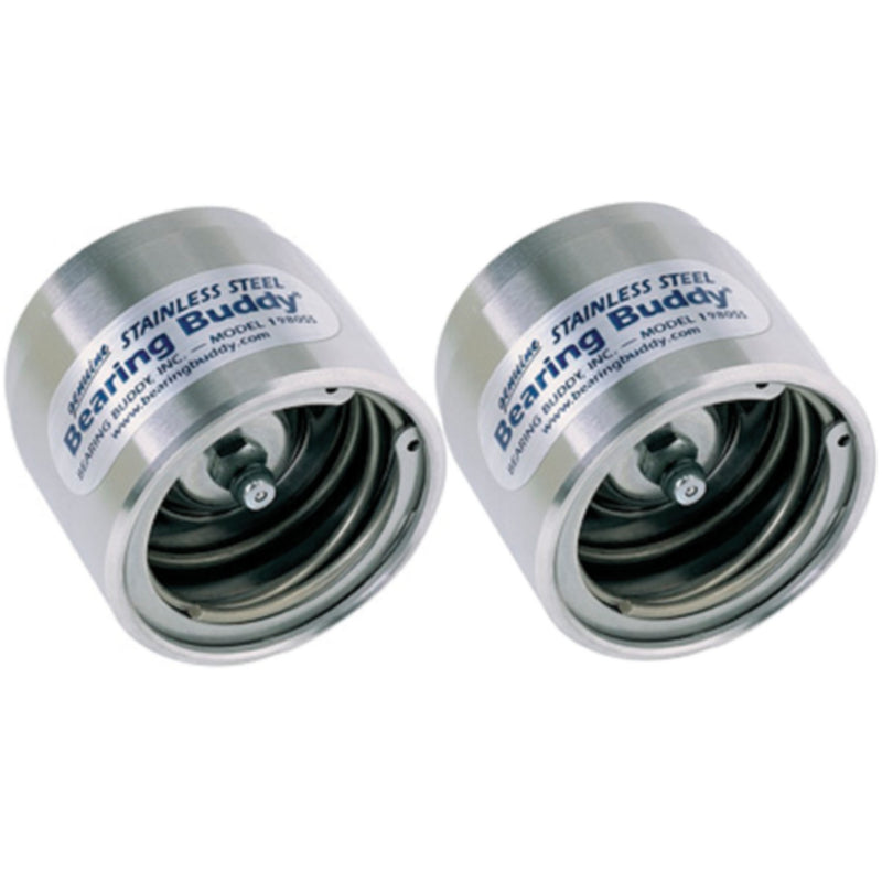 Bearing Buddy Stainless Steel Trailer Wheel Bearing Protector | 2 Pack