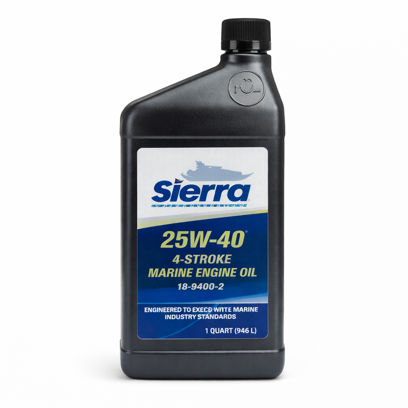 Sierra 25W-40 4-Stroke Marine Engine Oil - 1 Quart