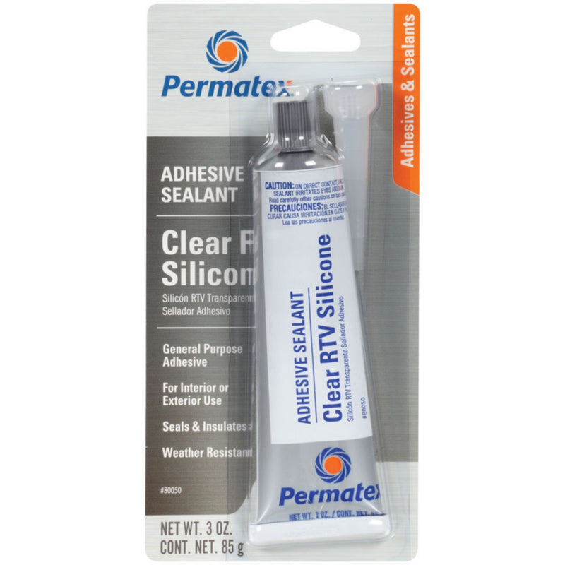 Clear RTV Silicone Adhesive Sealant