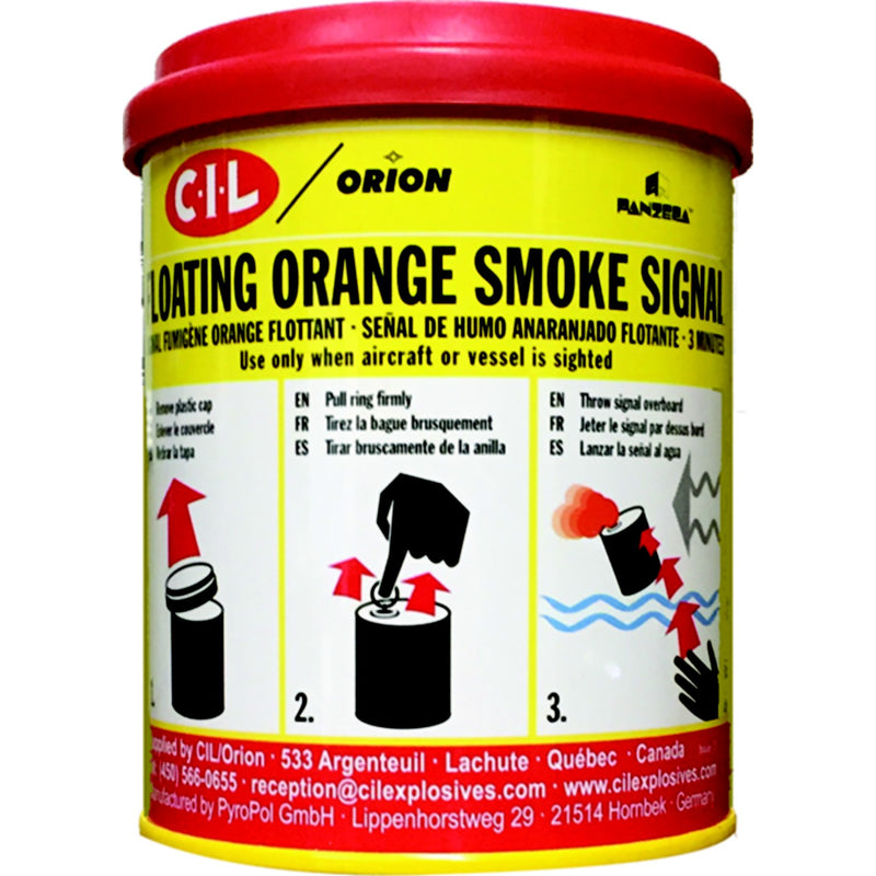 Orion 801 - SOLAS Orange Floating Smoke Signal