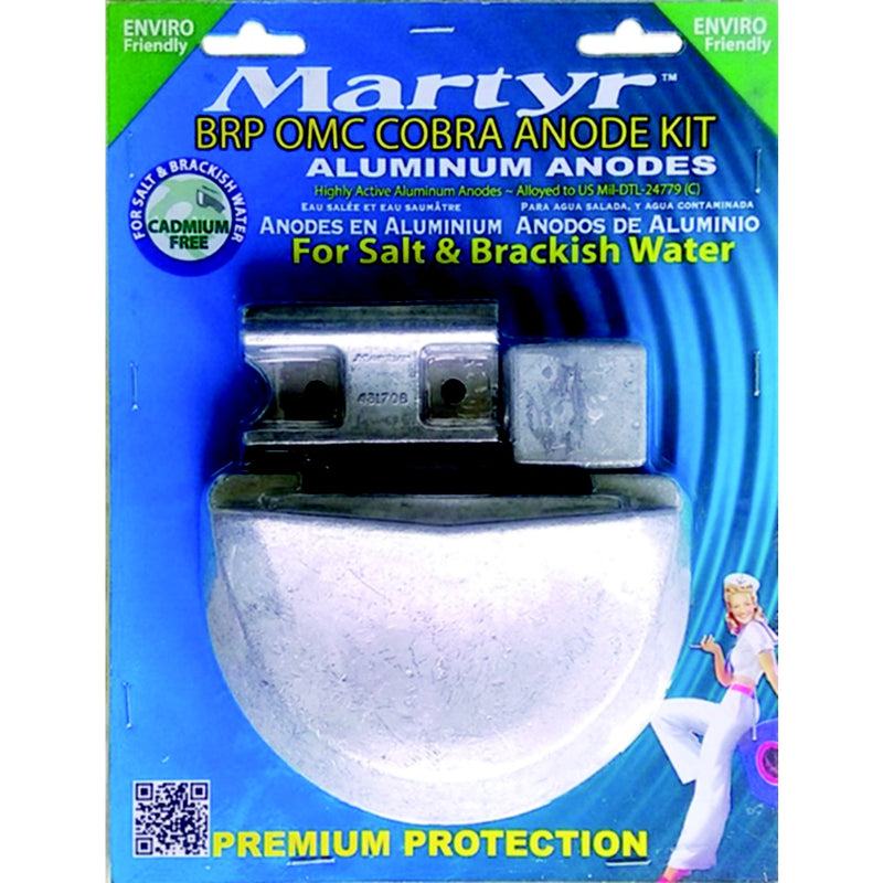 Martyr BRP OMC Cobra Anode Kit, Aluminum