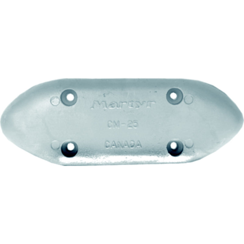 Martyr CMM25 Zinc Hull Anode .72" x 3.25" x 9.08"