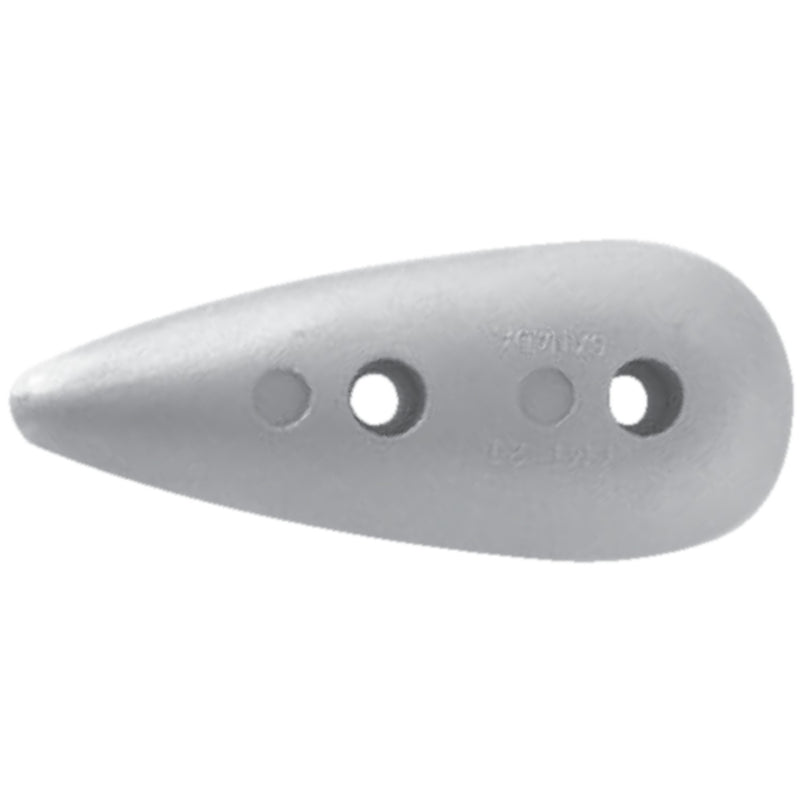 Martyr CMT20 Tear Drop Zinc Hull Anode 3.4"L x 1.8"W x .6"H