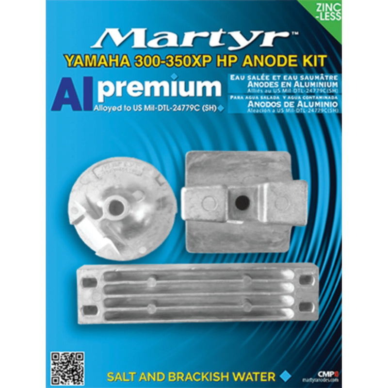 Martyr CMY300350XPKITA Yamaha Anode Kit, Aluminum