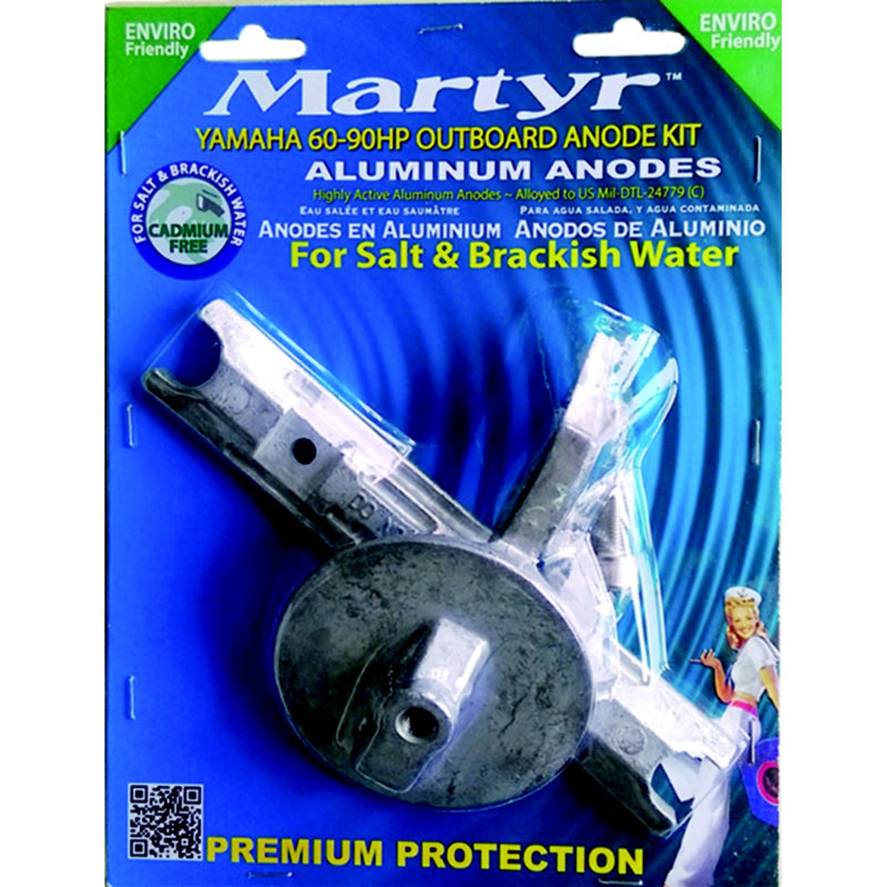 Martyr Anode Kit For Yamaha 60-90 HP Outboards, Aluminum