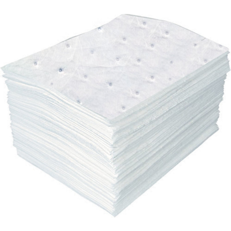 Buffalo Recycled Medium Weight Oil Only Sorbent Pads (100 Per Pack)