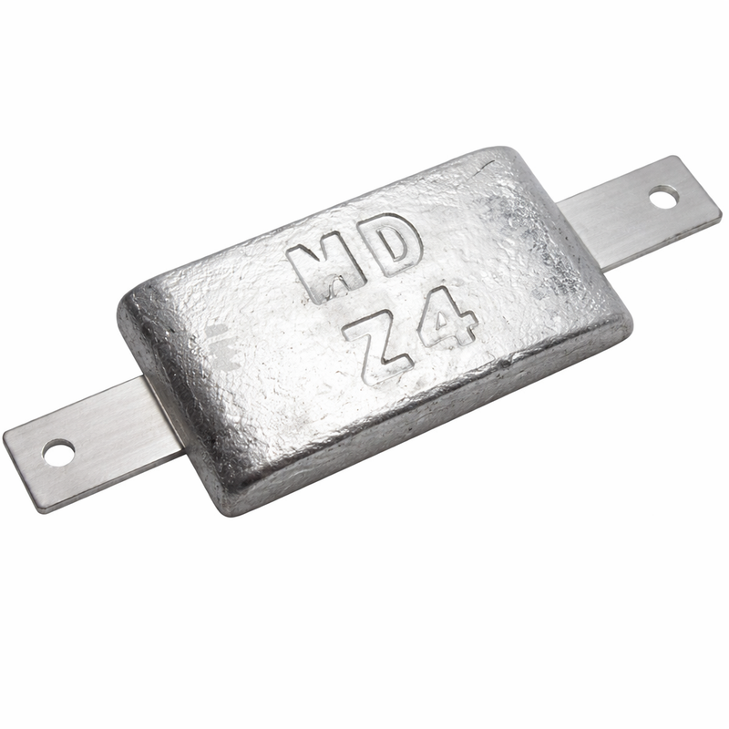 Aluminum Hull Anode with Aluminum Strap 6" x 3-1/2" x 1" CMT-Z04AA