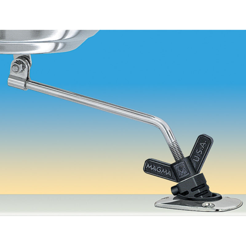 Magma A10-175 Pow'R Grip Fish Rod Holder Mount For Use With Any Magma Marine Kettle Grill