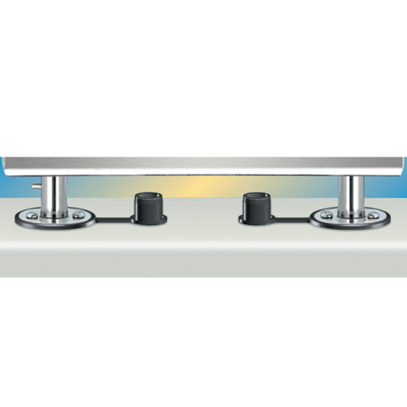 Magma T10-526 "Dual" Locking Flush Deck Socket (HD) Mount For all ChefsMate, Newport, Catalina, Monterey Grills and Dual Mount Tables