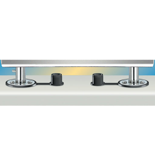 Magma T10-526 "Dual" Locking Flush Deck Socket (HD) Mount For all ChefsMate, Newport, Catalina, Monterey Grills and Dual Mount Tables