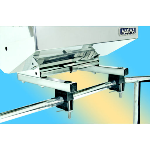 Magma T10-680 "Dual" Extended Horizontal Round Rail (HD) Mount For all ChefsMate, Newport, Catalina, FirstMate and Dual Mount Tables (Fits Standard 1" Rails)