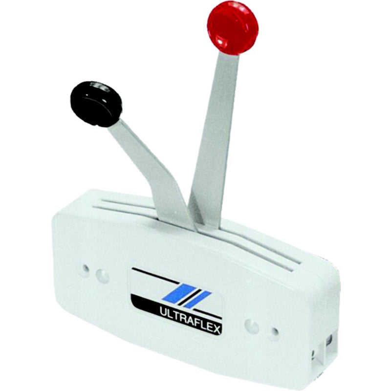 Single Function Dual Lever Side Mount Control, White