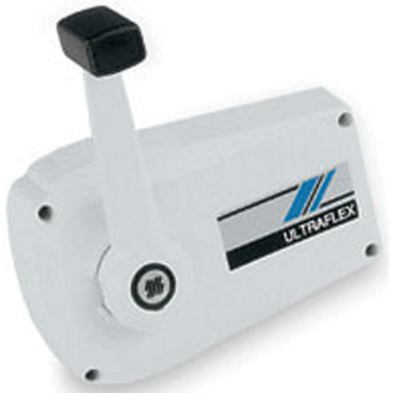 Control Box/Single Lvr/Side Mt/Wh