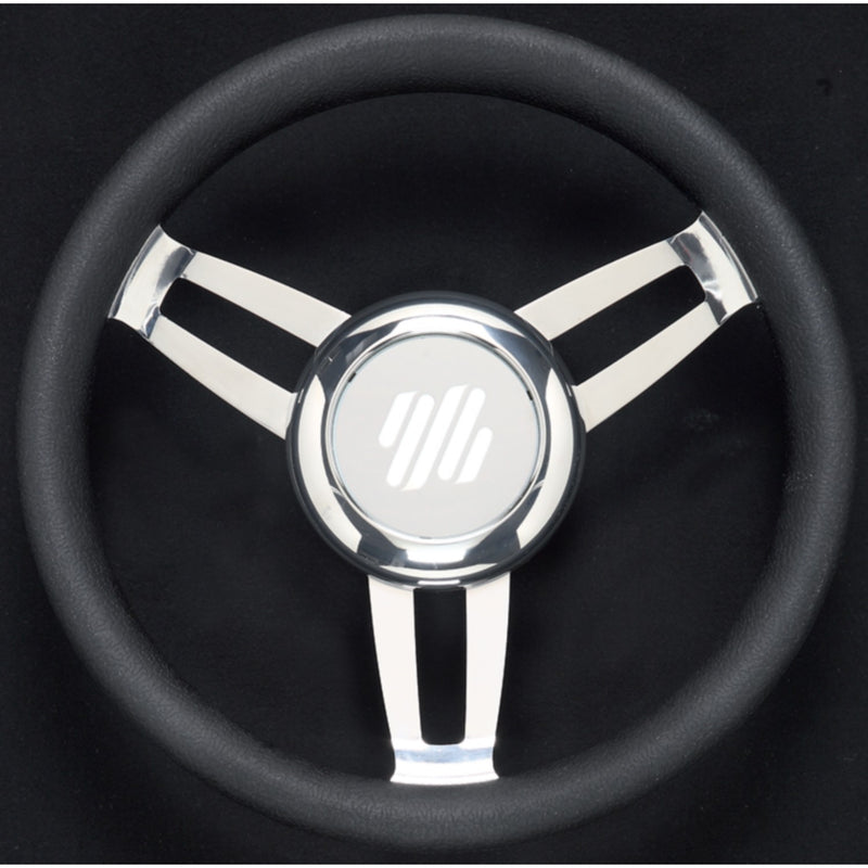 Foscari Steering Wheels, Black Vinyl Chrome