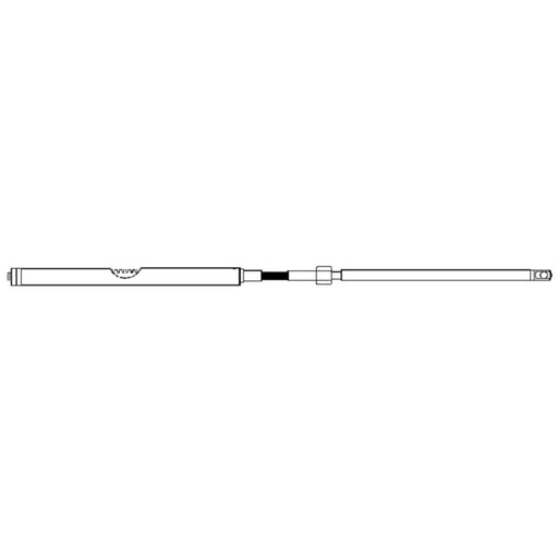 UFLEX M86 Universal Rack & Pinion Steering Cable (Replaces UFLEX, Morse Command 200 or Teleflex SSC124), 17'