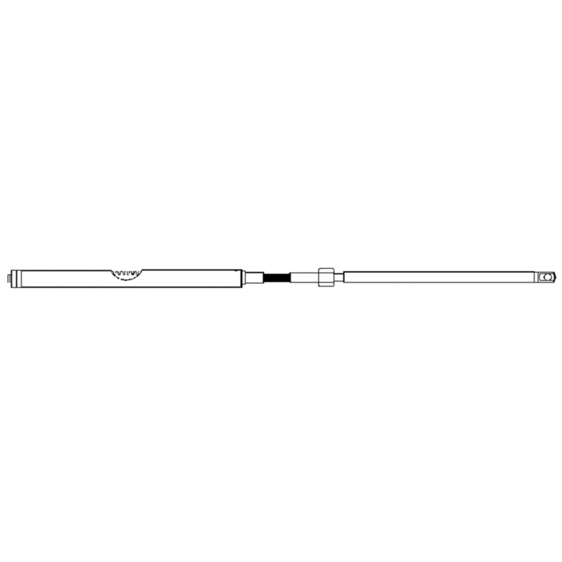 UFLEX M86 Universal Rack & Pinion Steering Cable (Replaces UFLEX, Morse Command 200 or Teleflex SSC124), 20'