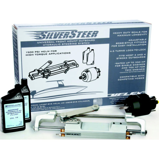 Uflex SILVERSTEERXP1T™ Universal Front Mount Outboard Hydralic Steering System