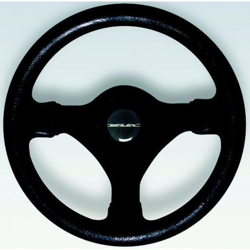 Uflex V45 Soft Touch Steering Wheel, Black