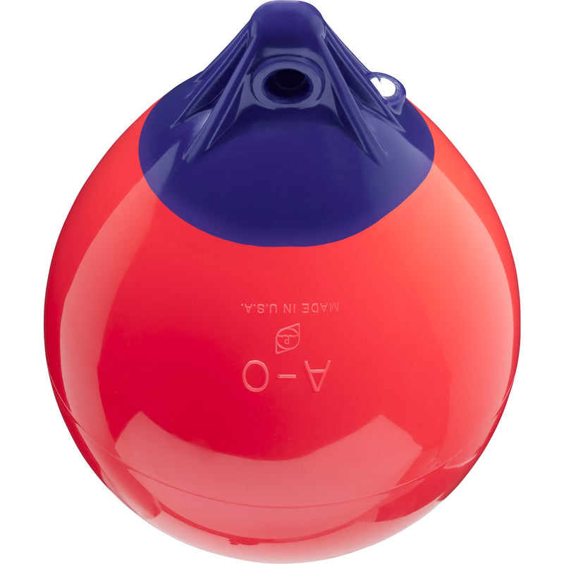 Polyform A0R Red "A" Series Buoy, 8" Dia.