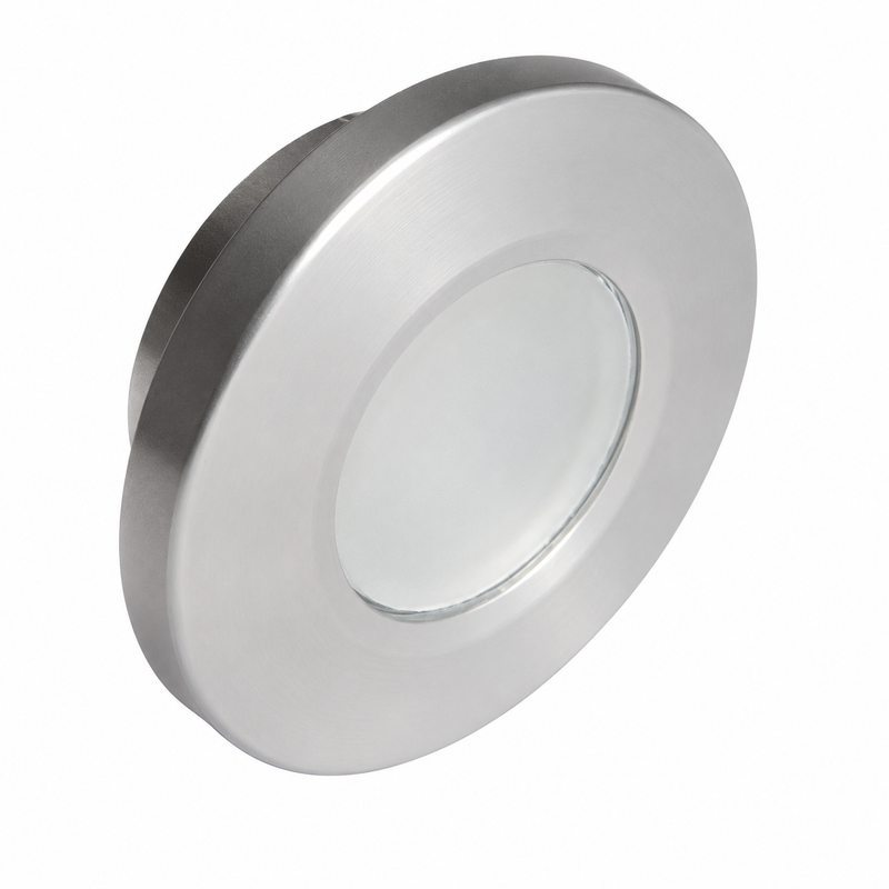 Lumitec Orbit Flush Mount Down Light – Brushed Bezel, White (112503)