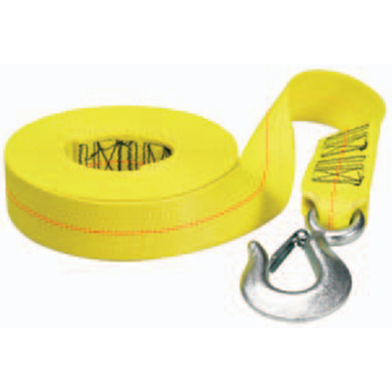 Fulton WS20HD0200 2" x 20' Heavy Duty Winch Strap and Hook, Bulk Pack